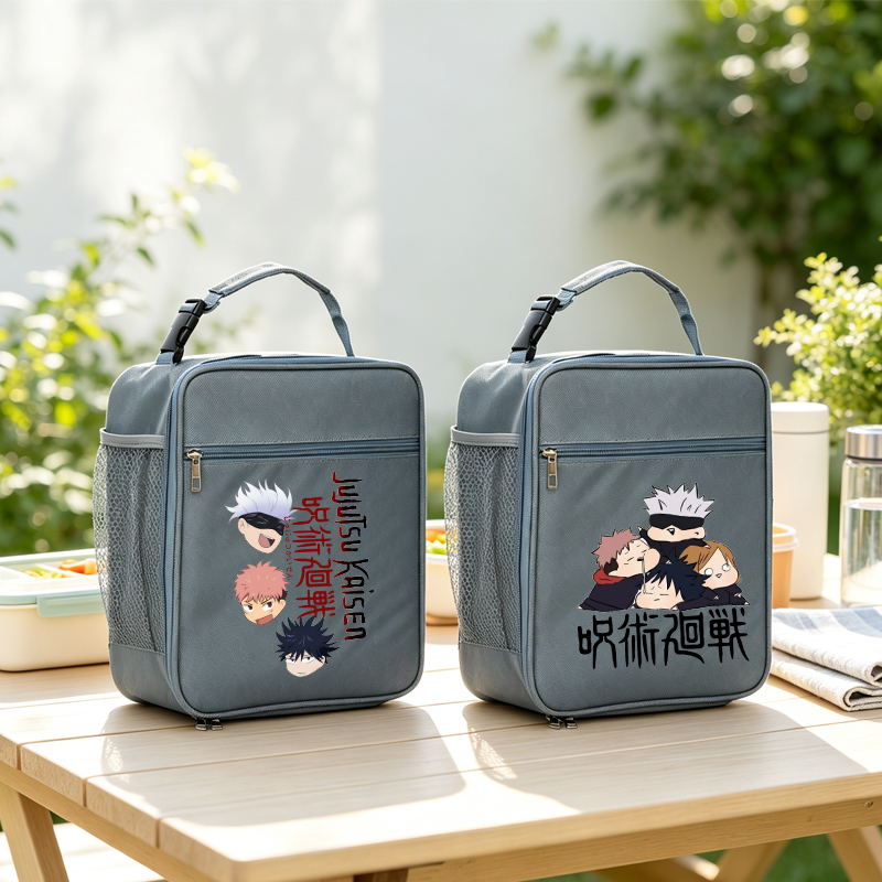 Food Good Snacks - 주주츠 케이센 캔버스 런치백 애니메이션 캐릭터
