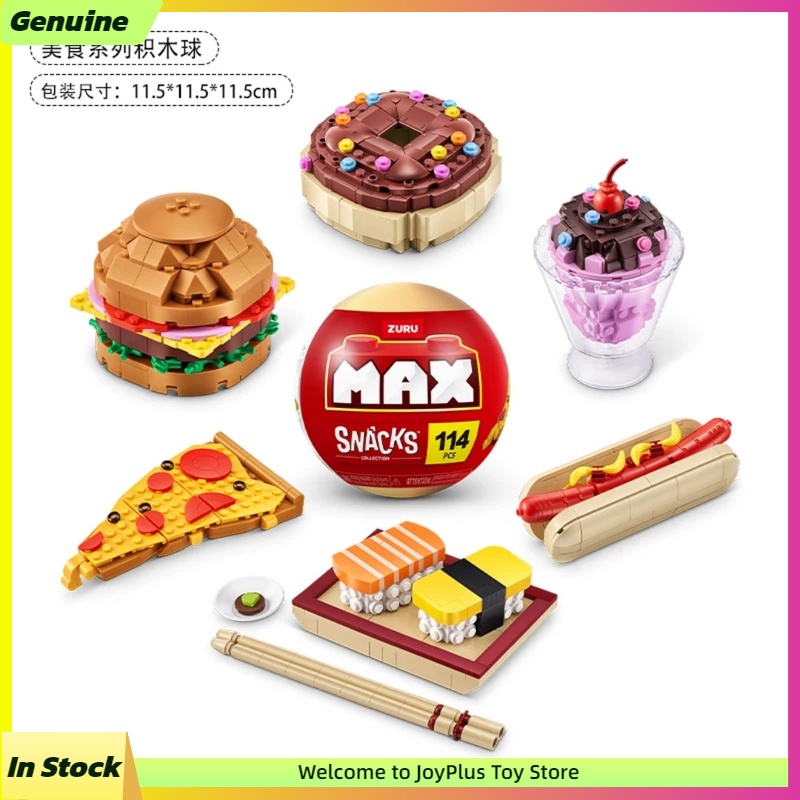 ZURU MAX 스낵 블라인드 박스 빌딩 블록 미니 스 - Food Good Snacks 리뷰 및 가격