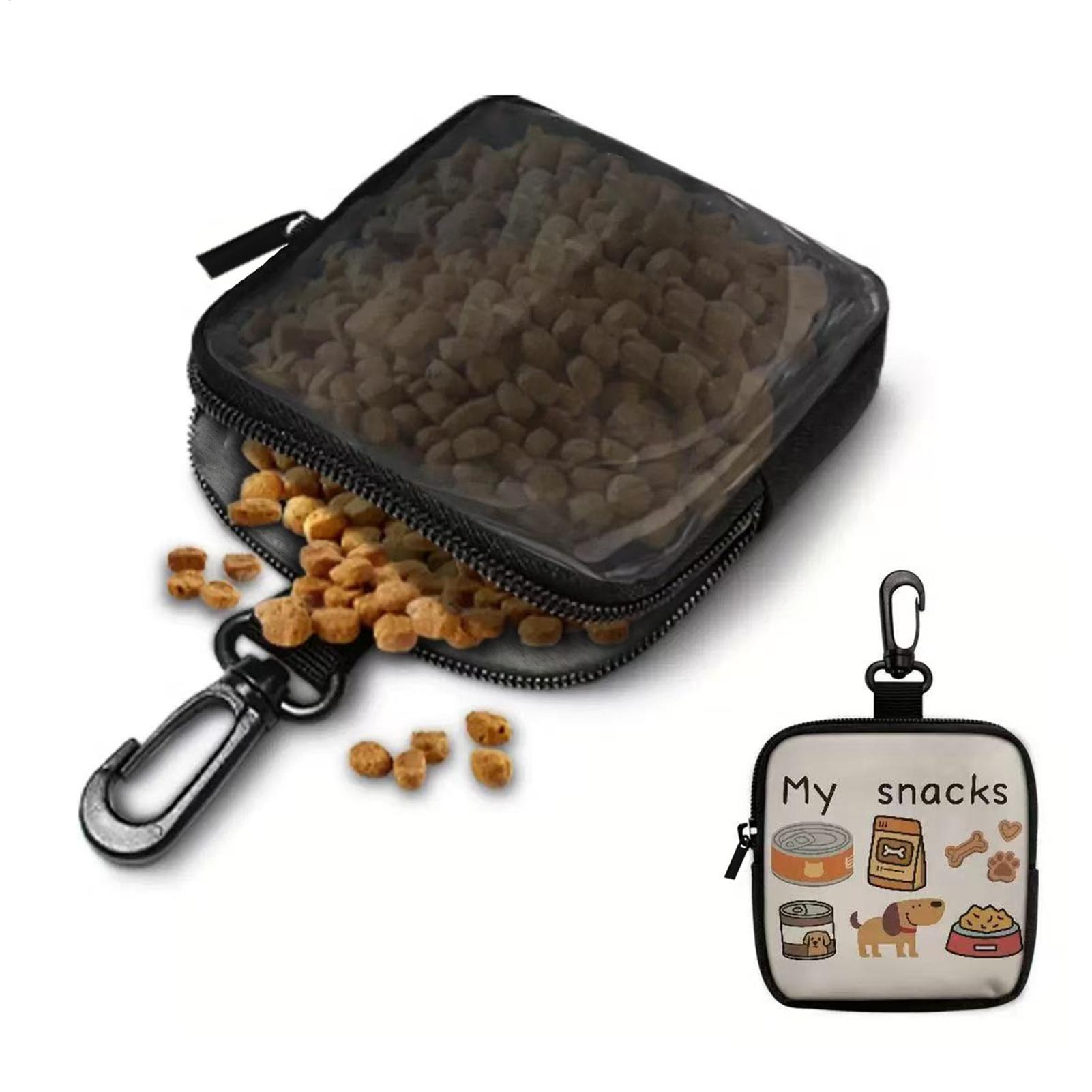 강아지 간식 파우치 휴대용 음식 저장 디스펜서 애완견  - Food Snacks For Hiking 리뷰 및 가격