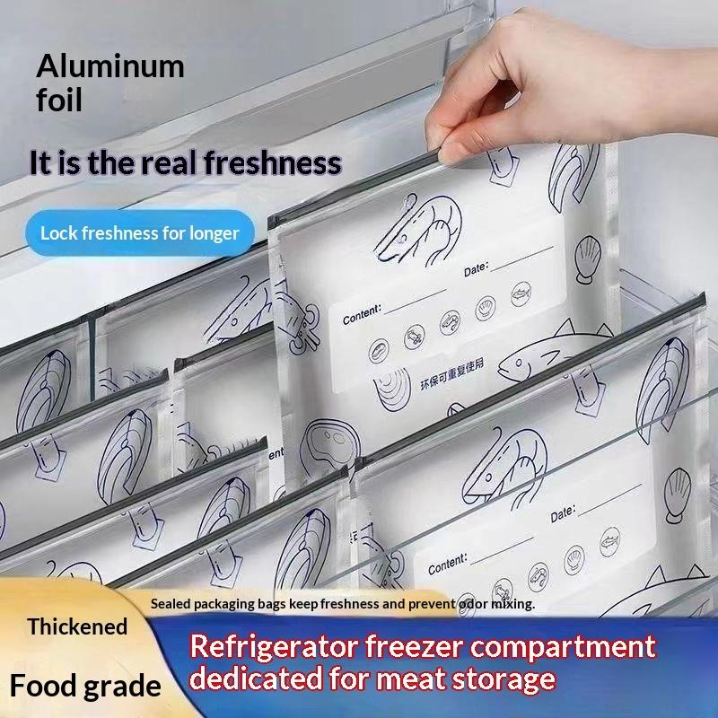 50Pcs 재사용 가능한 알루미늄 호일 식품 저장 가방 - Food Snacks Label 리뷰 및 가격