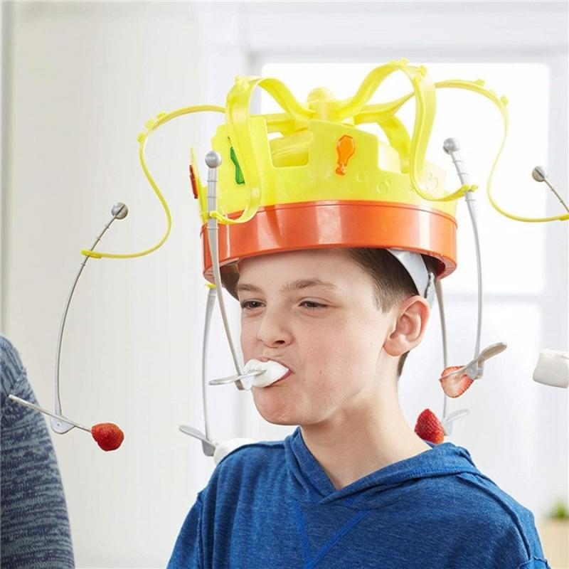 1PC 어린이를위한 참신한 장난감 회전 크라운 모자 차 - Food Snacks Game 리뷰 및 가격