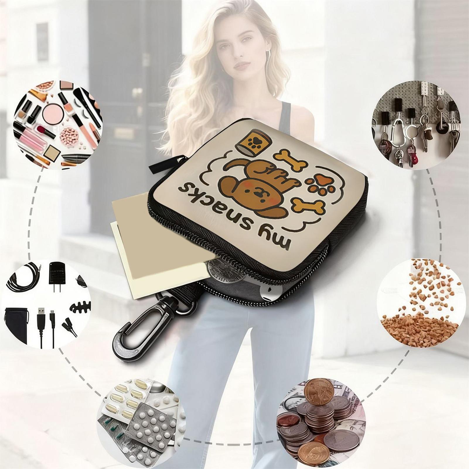 휴대용 강아지 간식 가방, 훈련용 스낵 파우치, 야외  - Food Snacks For Hiking 리뷰 및 가격